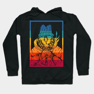 Vintage Chill Lion Hoodie